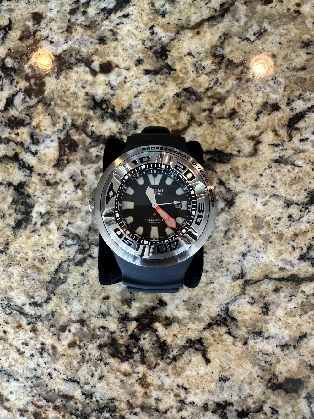 Citizen Dive Watch - Black, Silver & Orange